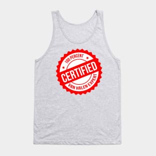 Certified Van Halen Expert Tank Top